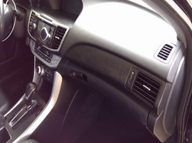 2013 HONDA ACCORD, BLACK, EX-L, 3.5L,  AT,  A25101